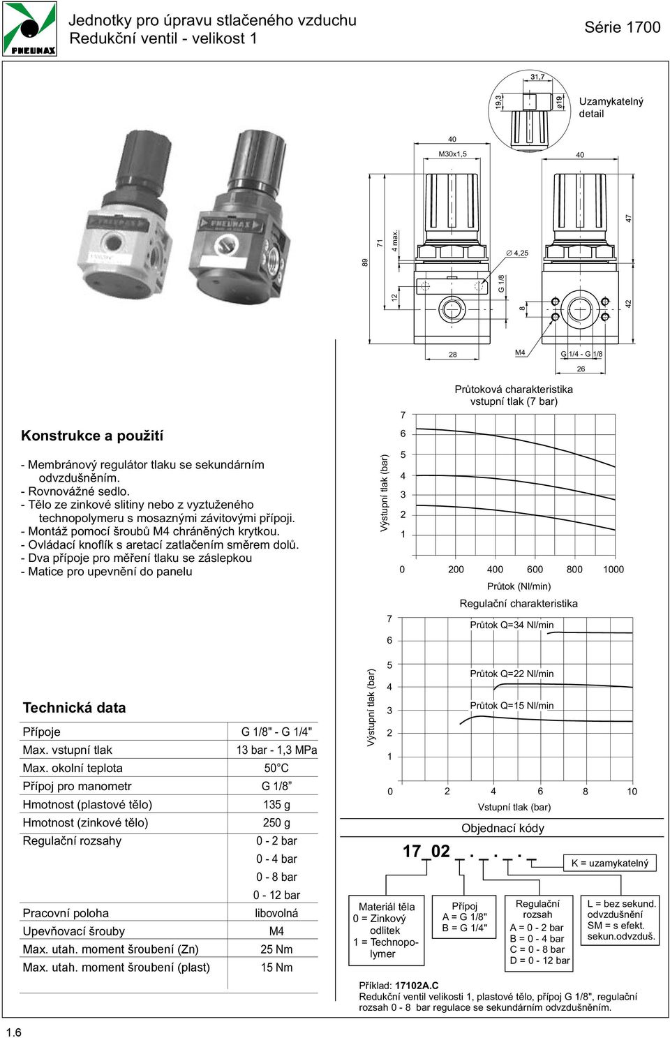 regulátor použití tlaku se sekundárním -Konstrukce Membránový odvzdušnìním. regulátor a použití tlaku se sekundárním Rovnovážné odvzdušnìním. Konstrukcesedlo.