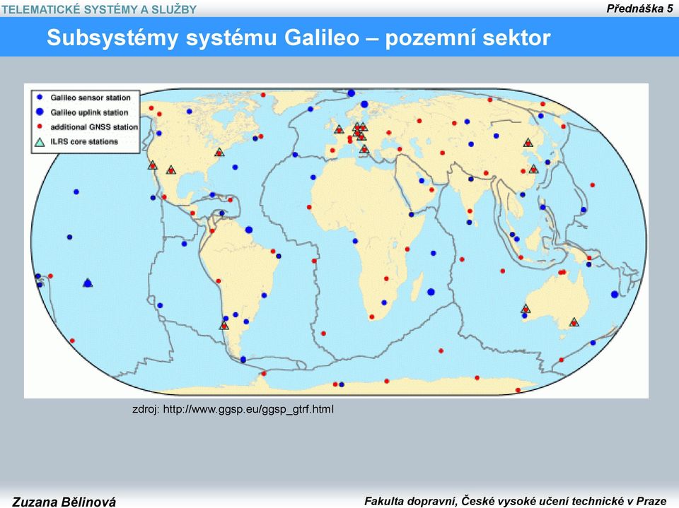 Galileo pozemní sektor zdroj: