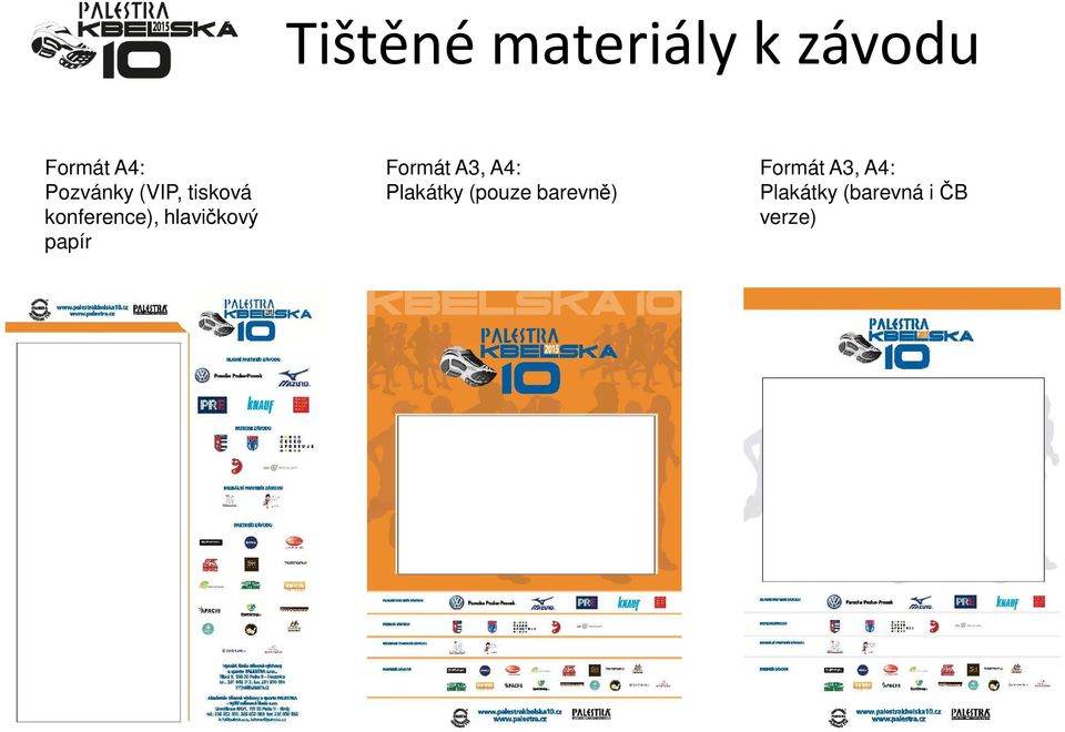 hlavičkový papír Formát A3, A4: Plakátky