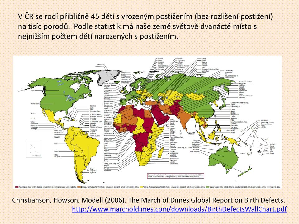 Podle statistik má naše země světově dvanácté místo s nejnižším počtem dětí narozených