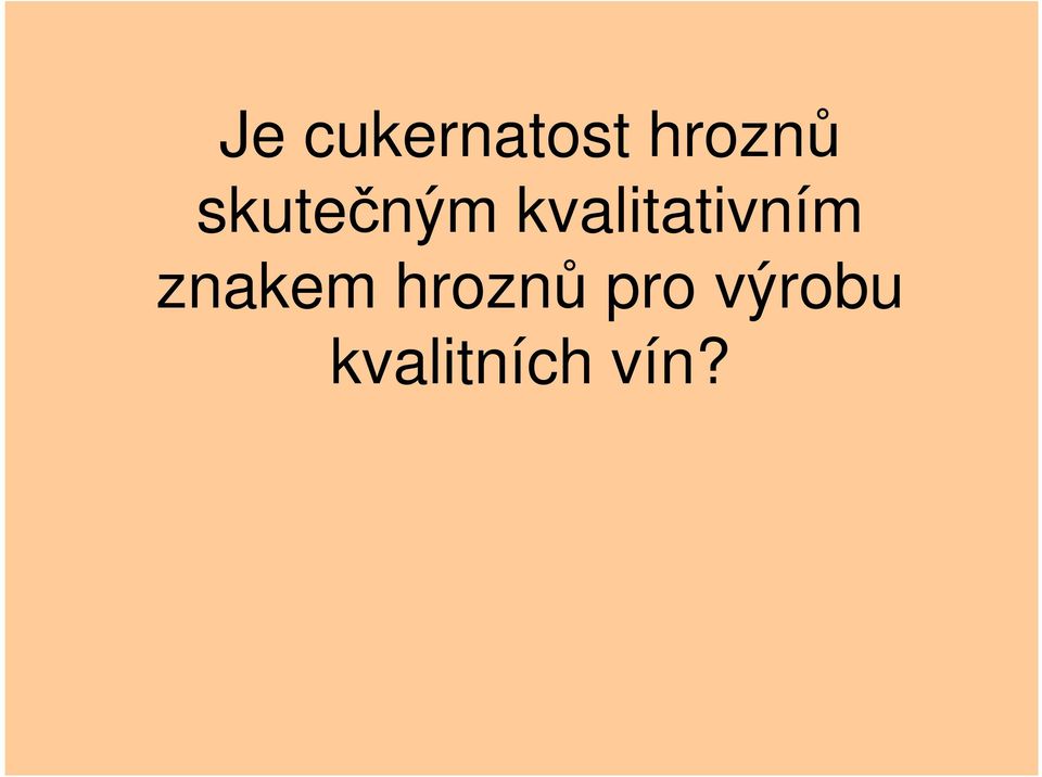 kvalitativním znakem