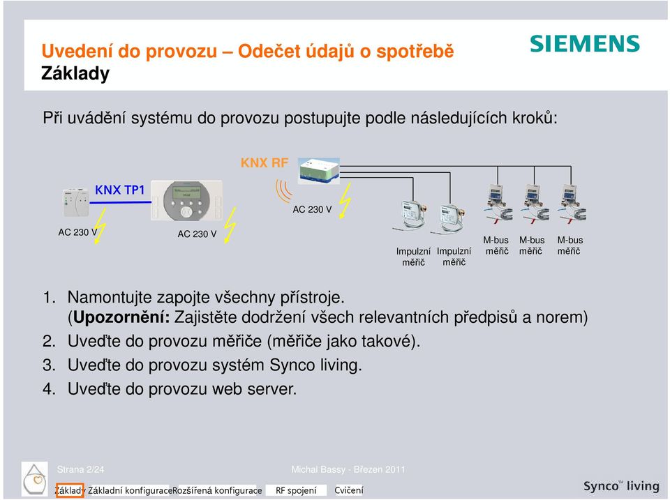 (Upozornění: Zajistěte dodržení všech relevantních předpisů a norem) 2.