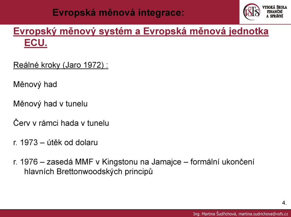 1973 útěk od dolaru r.