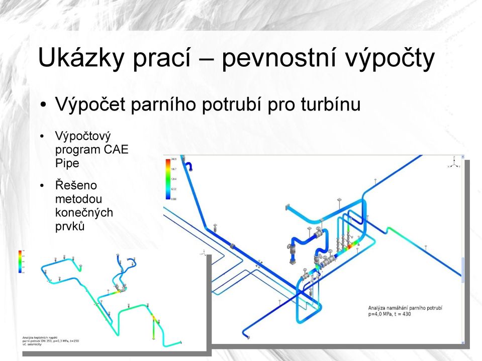 turbínu Výpočtový program CAE