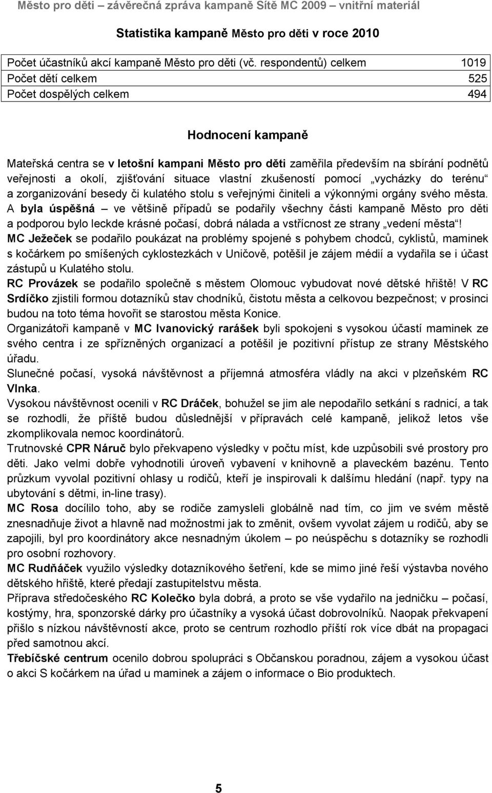 okolí, zjišťování situace vlastní zkušeností pomocí vycházky do terénu a zorganizování besedy či kulatého stolu s veřejnými činiteli a výkonnými orgány svého města.