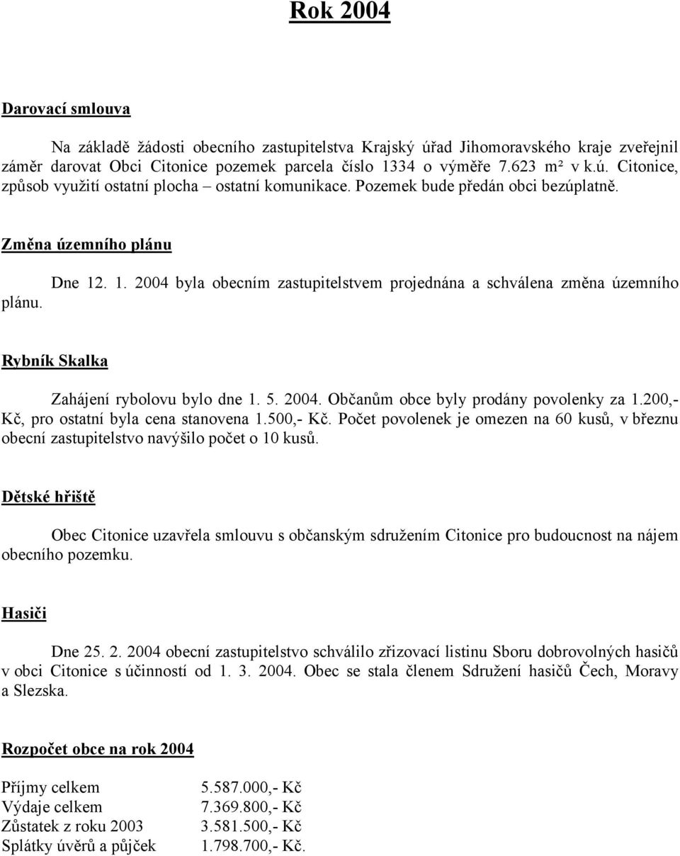 00,kč, pro ostatní byla cena stanovena.00,- Kč. Počet povolenek je omezen na 0 kusů, v březnu obecní zastupitelstvo navýšilo počet o 0 kusů.