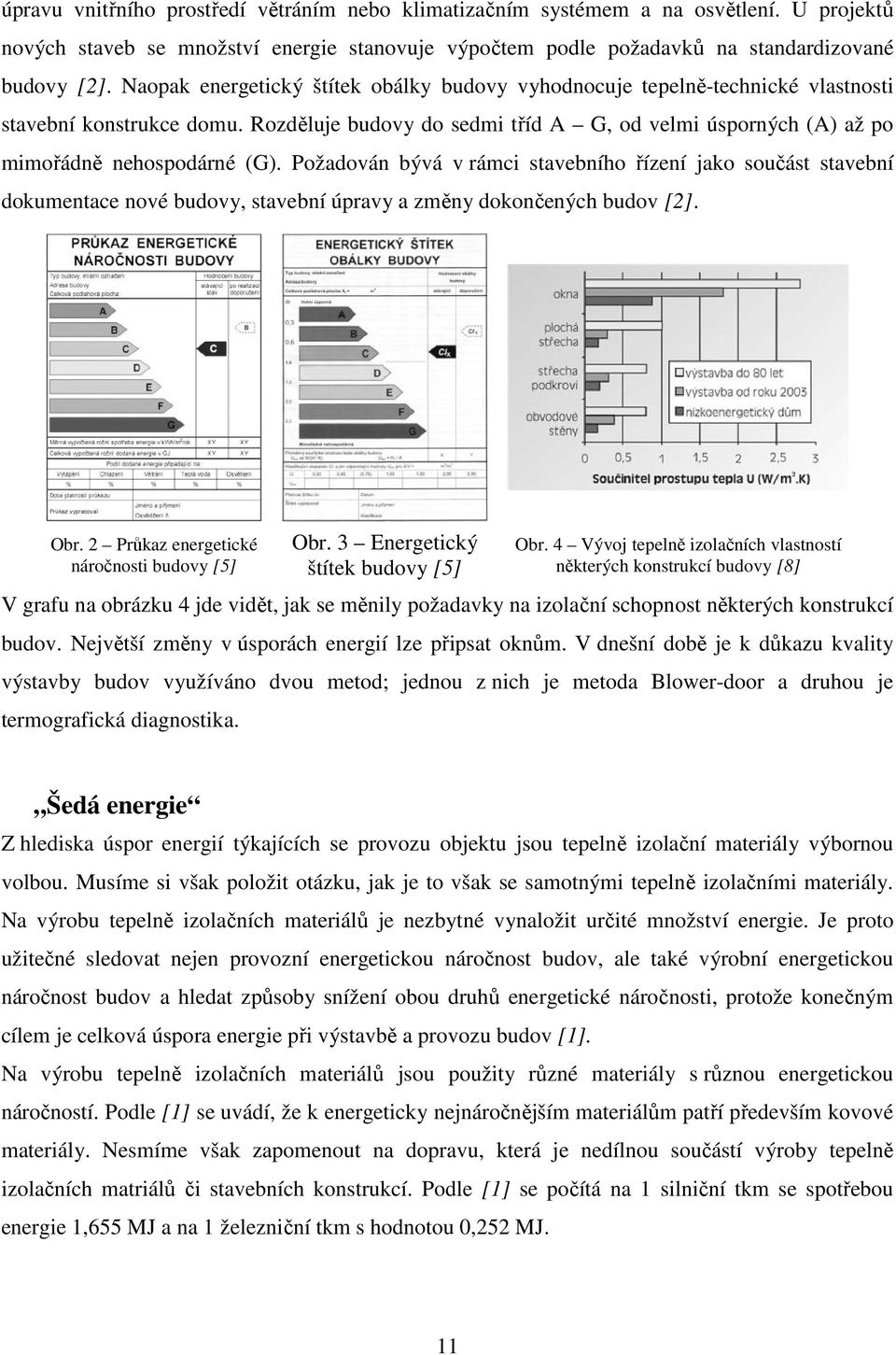 Požadován bývá v rámci stavebního řízení jako součást stavební dokumentace nové budovy, stavební úpravy a změny dokončených budov [2]. Obr. 2 Průkaz energetické náročnosti budovy [5] Obr.