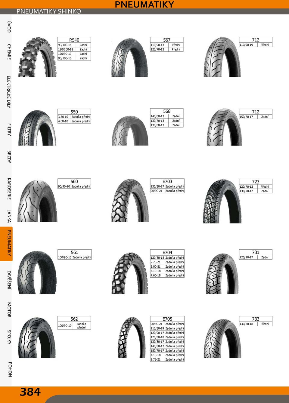 130/80-17 a přední 90/90-21 a přední E704 120/80-18 a přední 2.75-21 a přední 3.00-21 a přední 4.10-18 a přední 4.