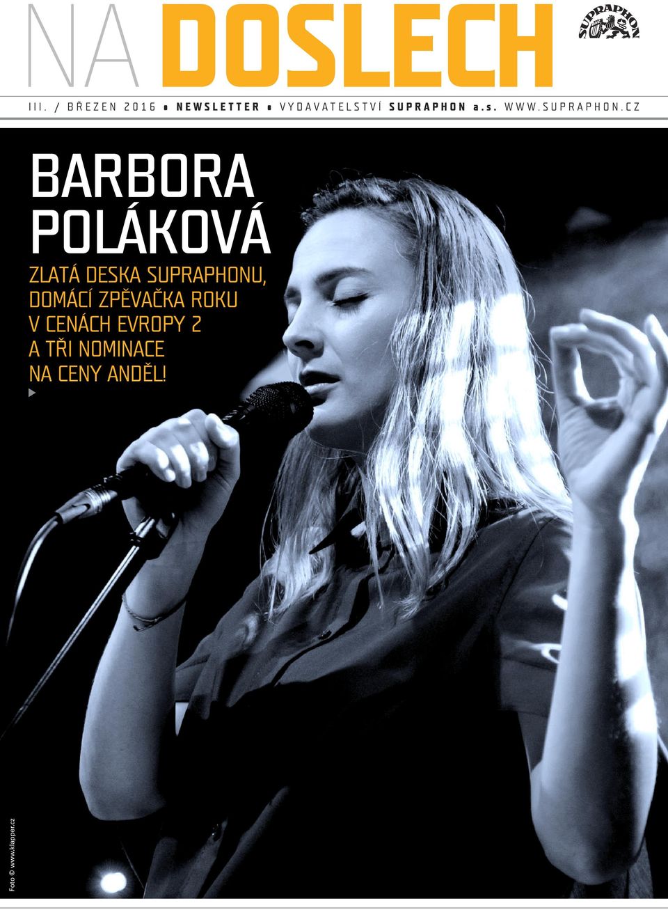 CZ BARBORA POLÁKOVÁ ZLATÁ DESKA SUPRAPHONU,