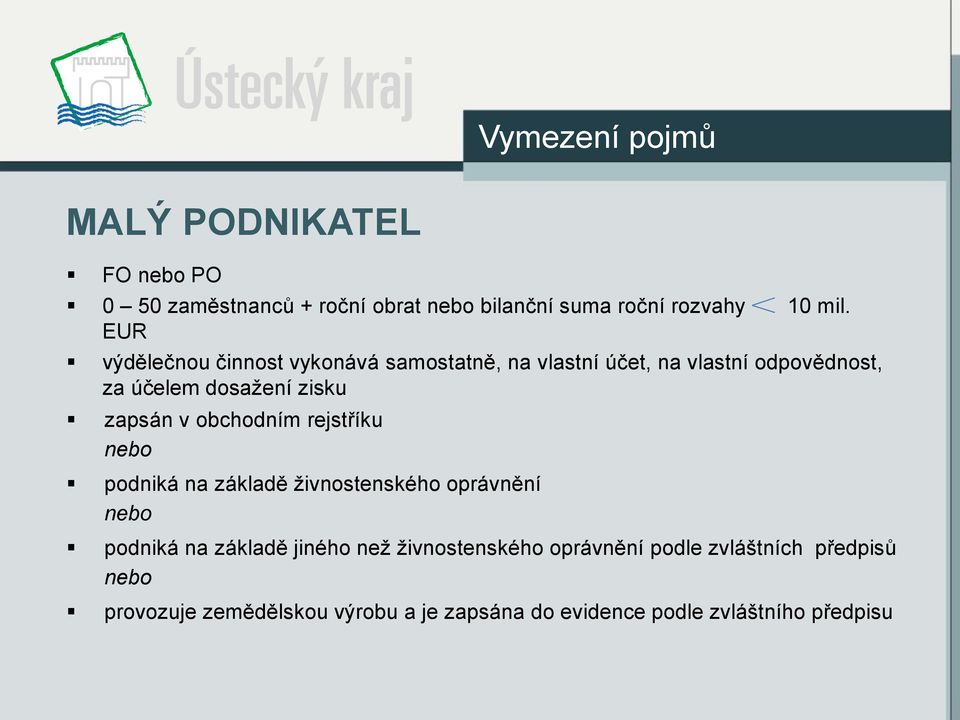 v obchodním rejstříku nebo podniká na základě živnostenského oprávnění nebo podniká na základě jiného než