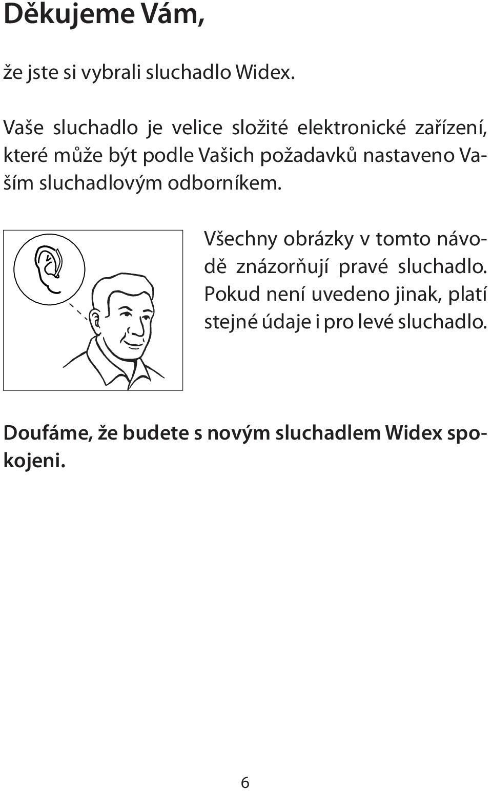 požadavků nastaveno Vaším sluchadlovým odborníkem.