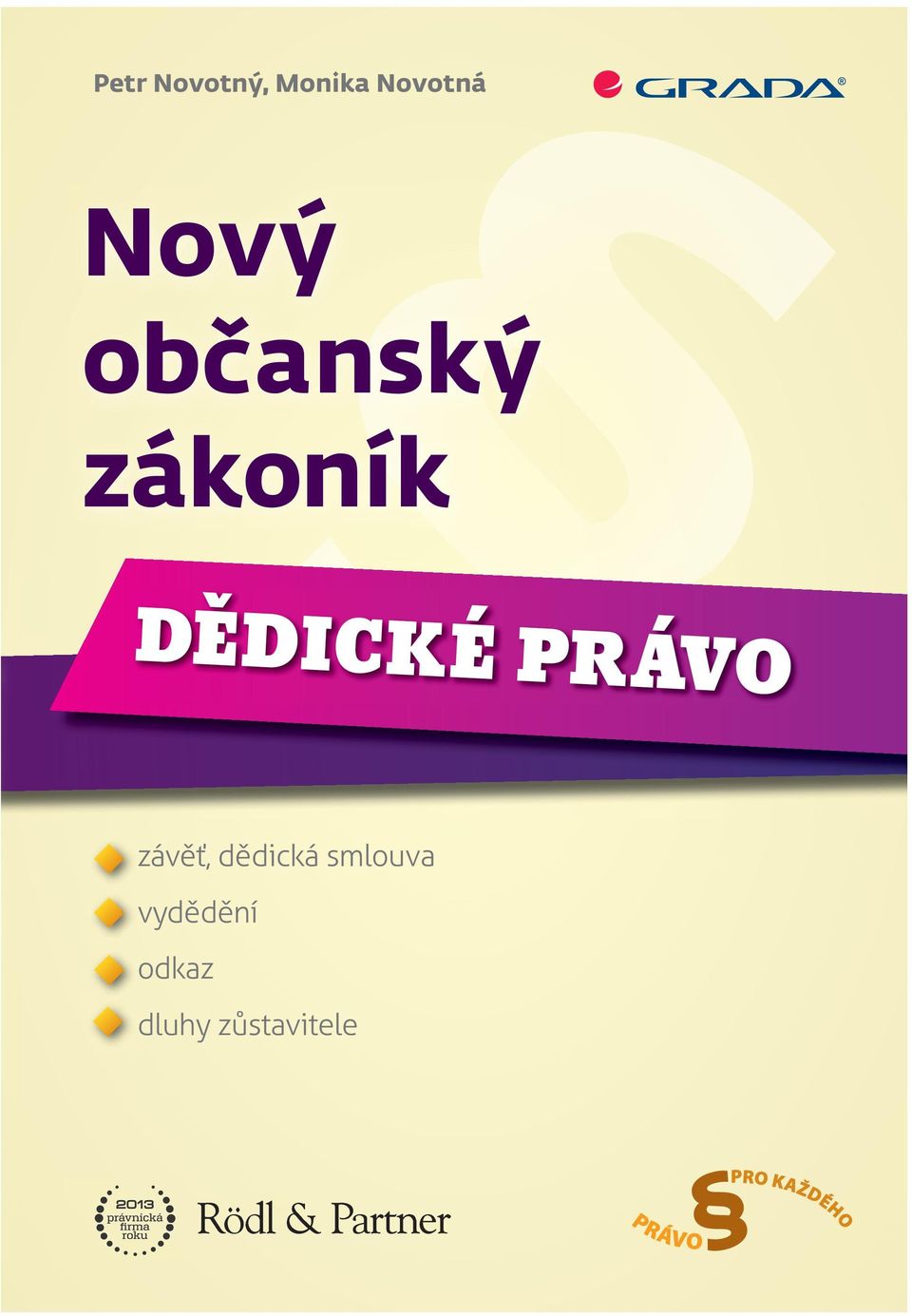 PRÁVO závěť, dědická smlouva