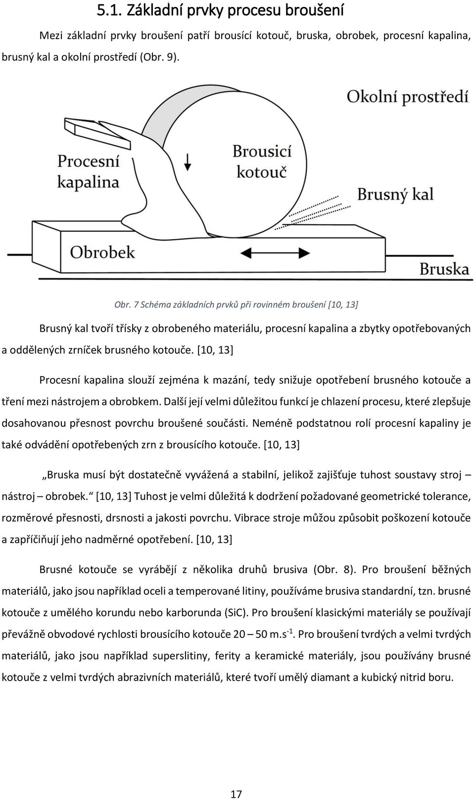 [10, 13] Procesní kapalina slouží zejména k mazání, tedy snižuje opotřebení brusného kotouče a tření mezi nástrojem a obrobkem.