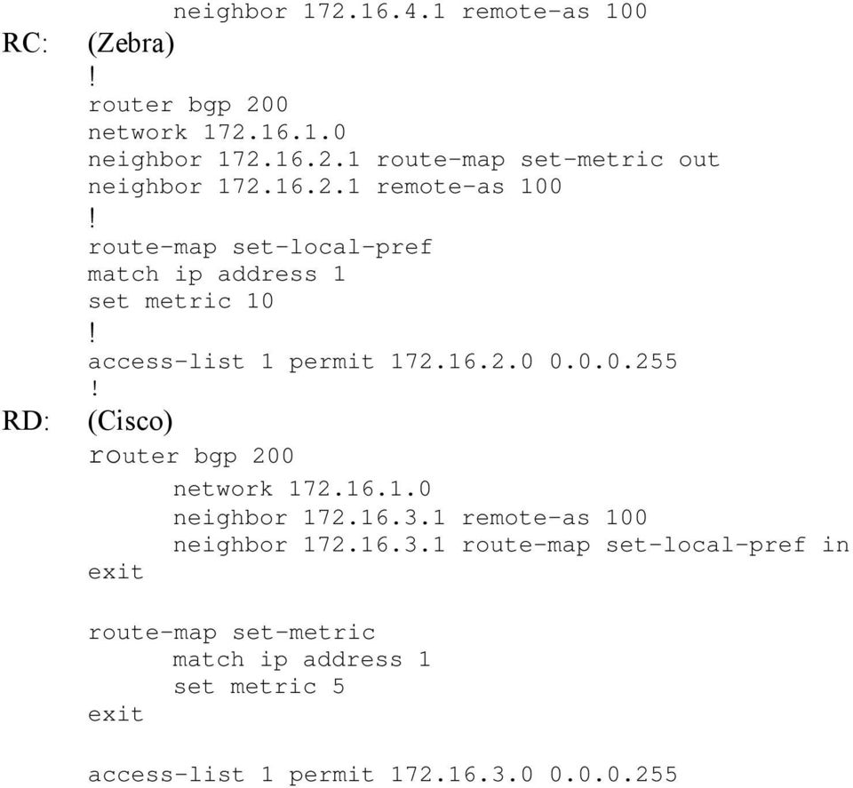 16.1.0 neighbor 172.16.3.