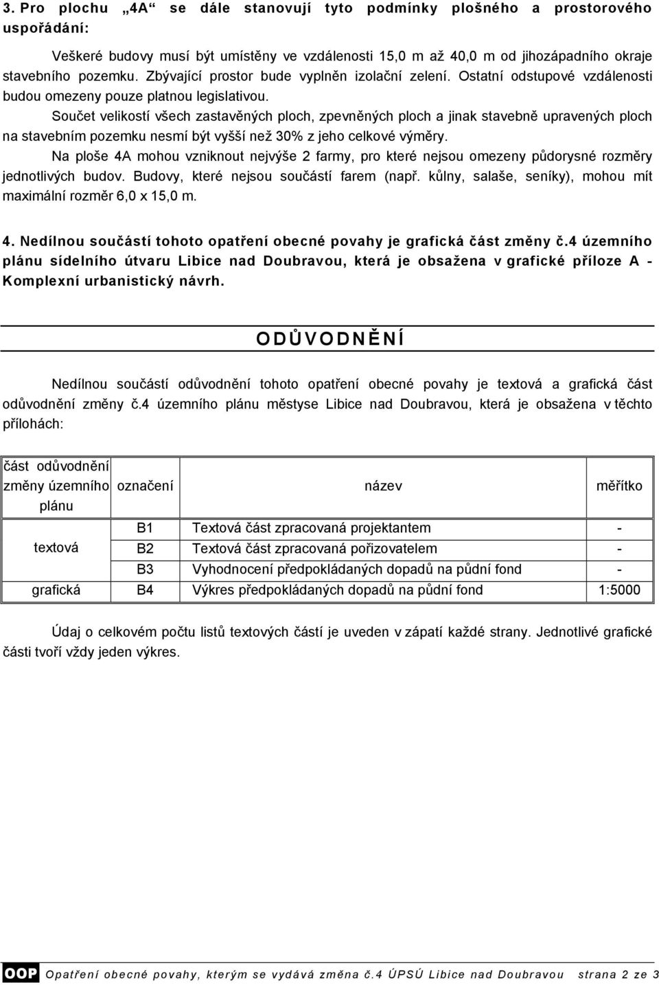 Součet velikostí všech zastavěných ploch, zpevněných ploch a jinak stavebně upravených ploch na stavebním pozemku nesmí být vyšší než 30% z jeho celkové výměry.