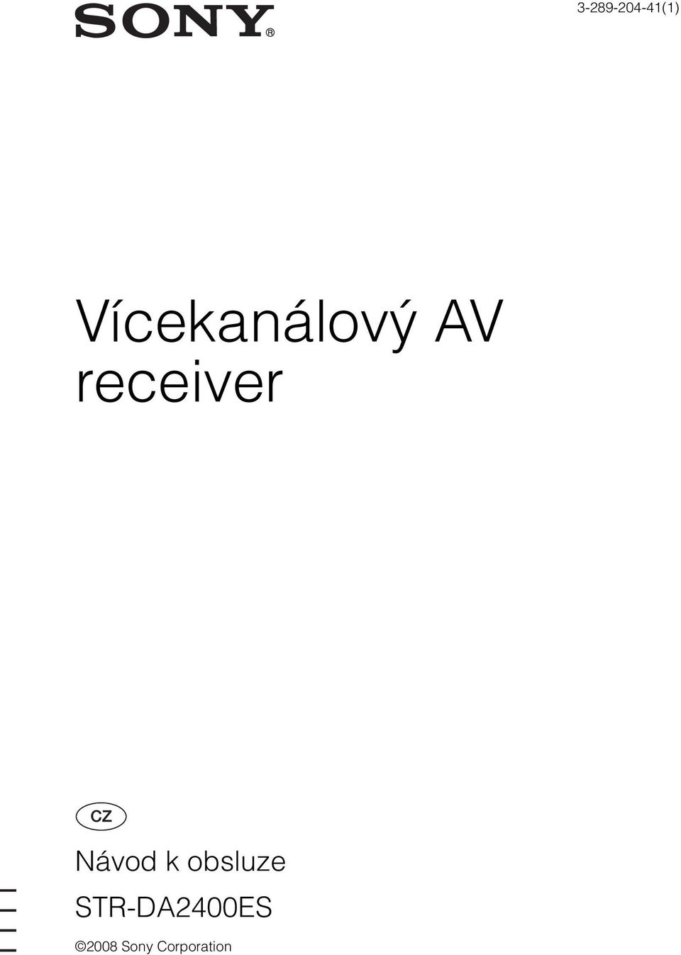 receiver Návod k