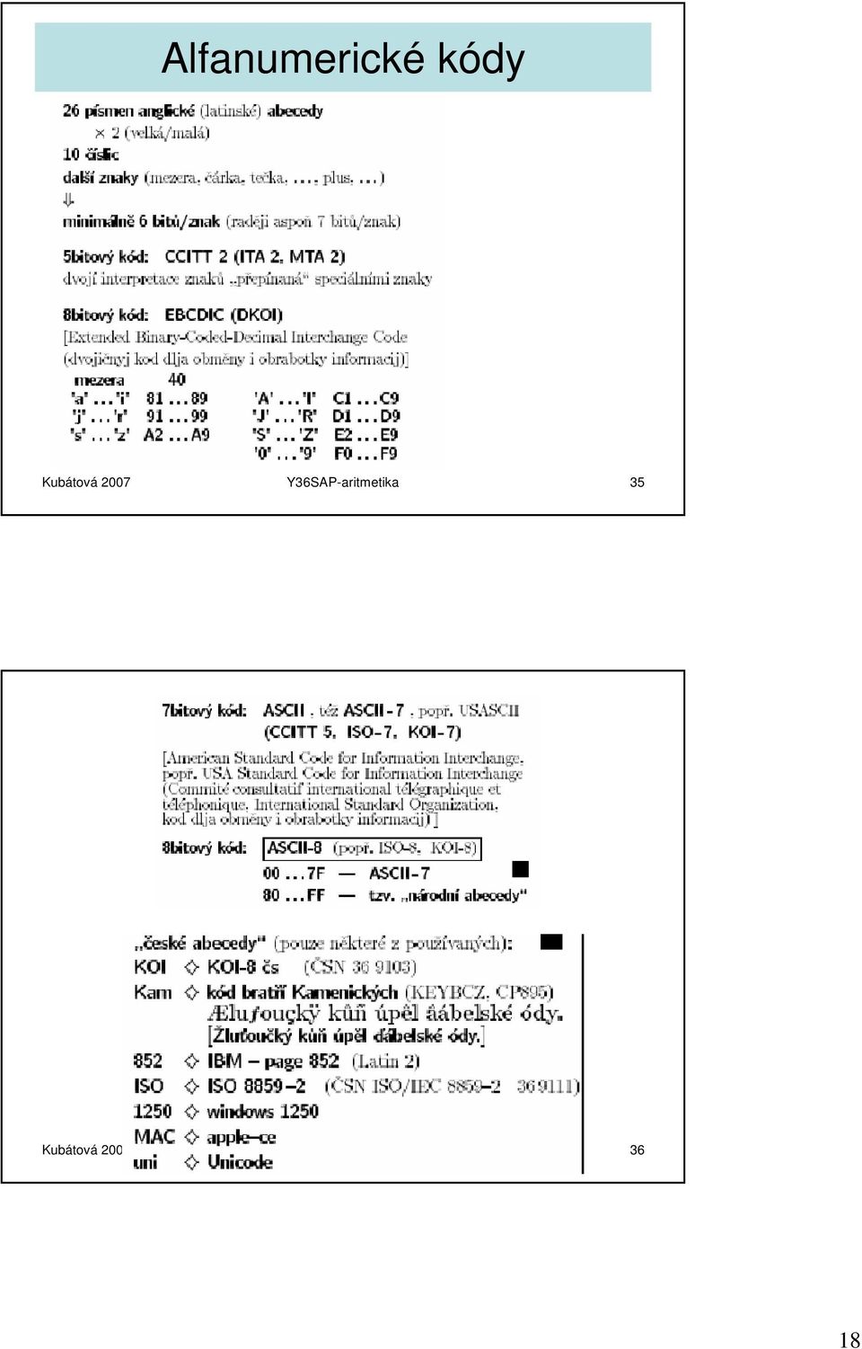 Y36SAP-aritmetika 35 