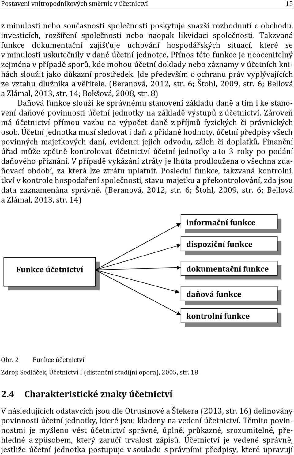 Přínos této funkce je neocenitelný zejména v případě sporů, kde mohou účetní doklady nebo záznamy v účetních knihách sloužit jako důkazní prostředek.