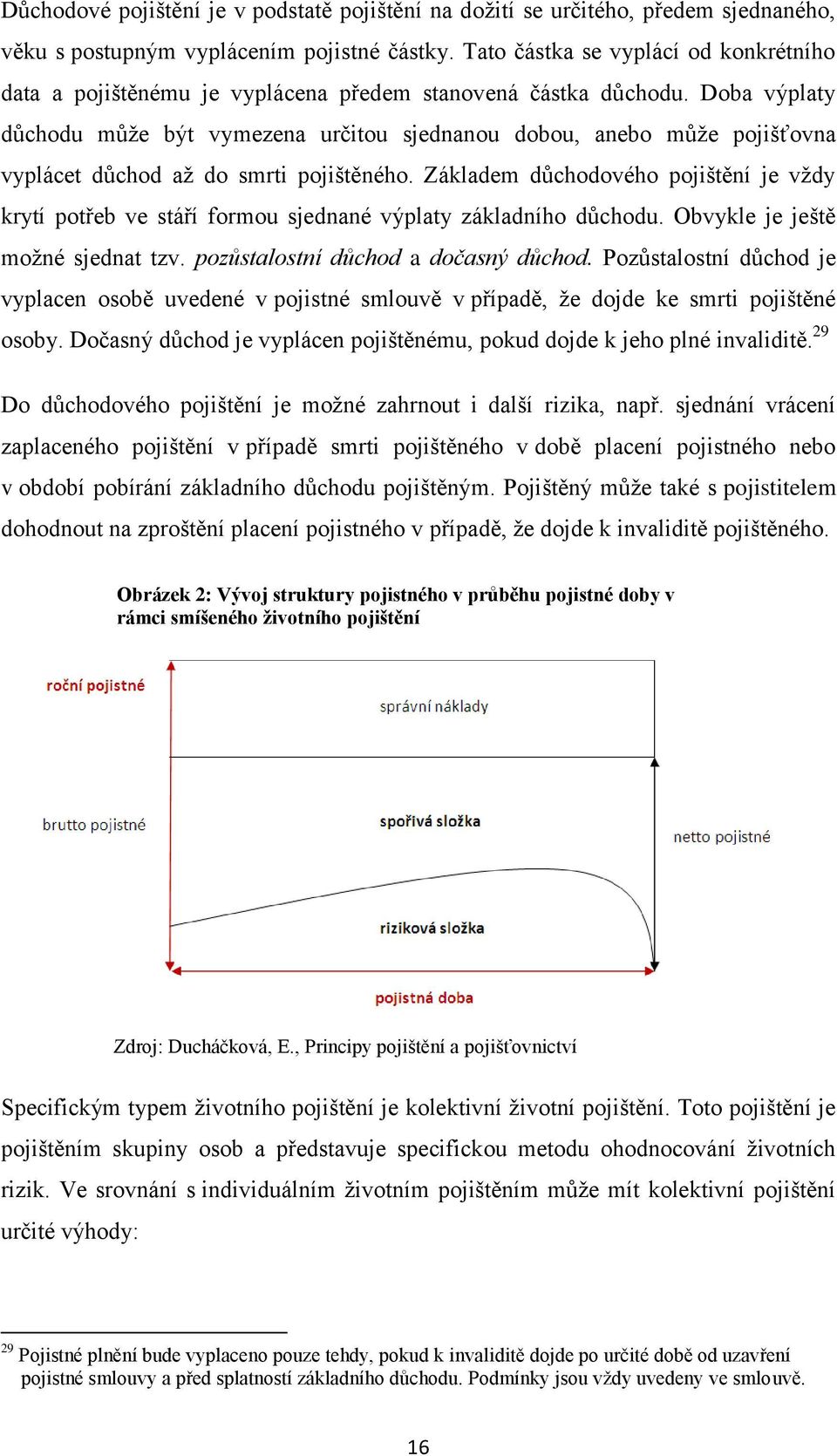 Doba výplaty důchodu může být vymezena určitou sjednu dobou, anebo může pojišťovna vyplácet důchod až do smrti pojištěného.