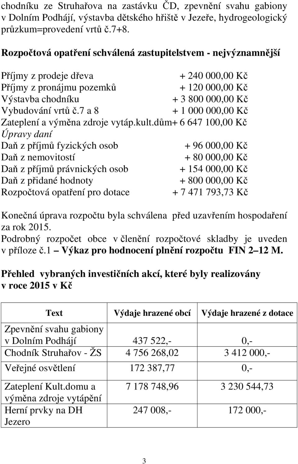 7 a 8 + 1 000 000,00 Kč Zateplení a výměna zdroje vytáp.kult.