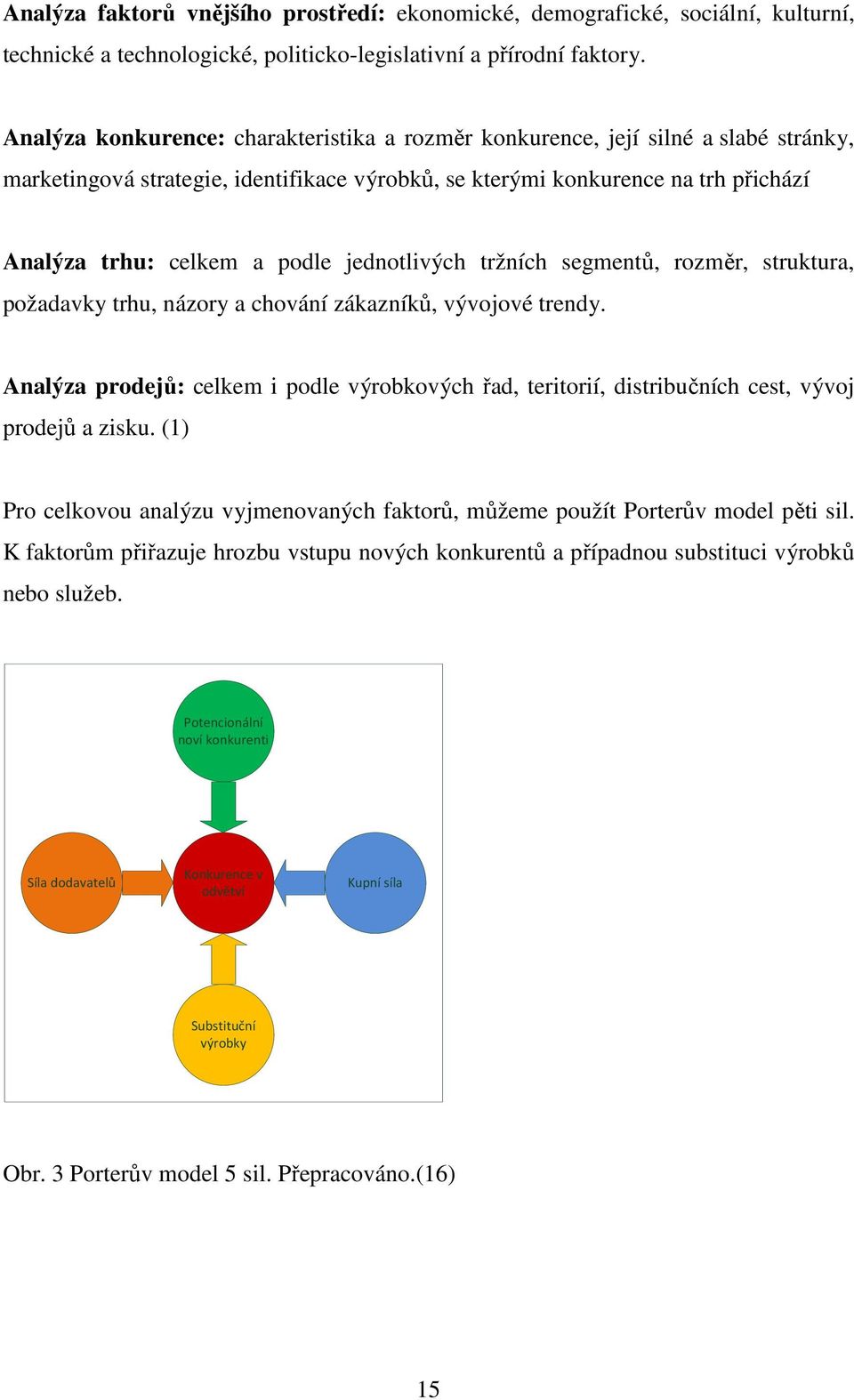 jednotlivých tržních segmentů, rozměr, struktura, požadavky trhu, názory a chování zákazníků, vývojové trendy.