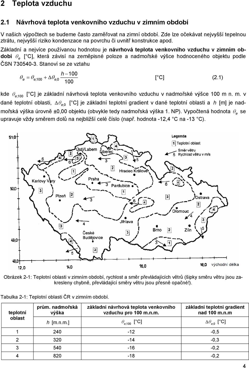 1) 1 kd,1 [ C] j zákldní nárhoá tplot nkoního zduchu ndmořské ýšc 1 m 