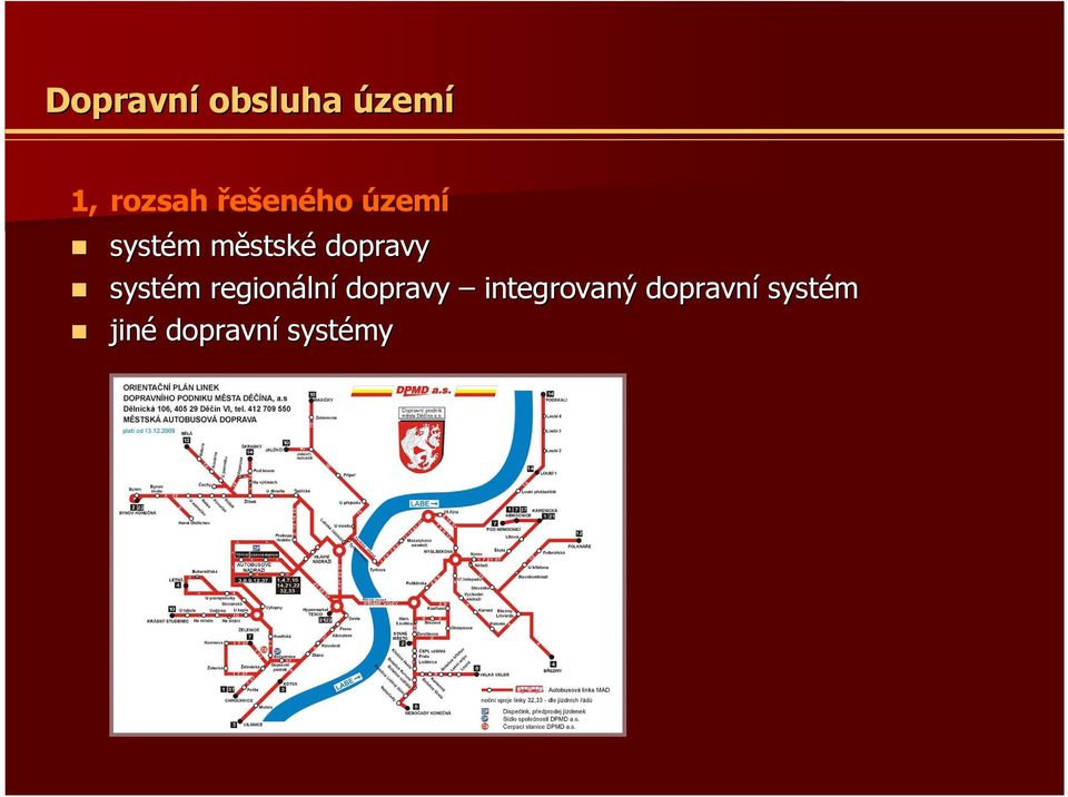 dopravy systém m regionáln lní dopravy