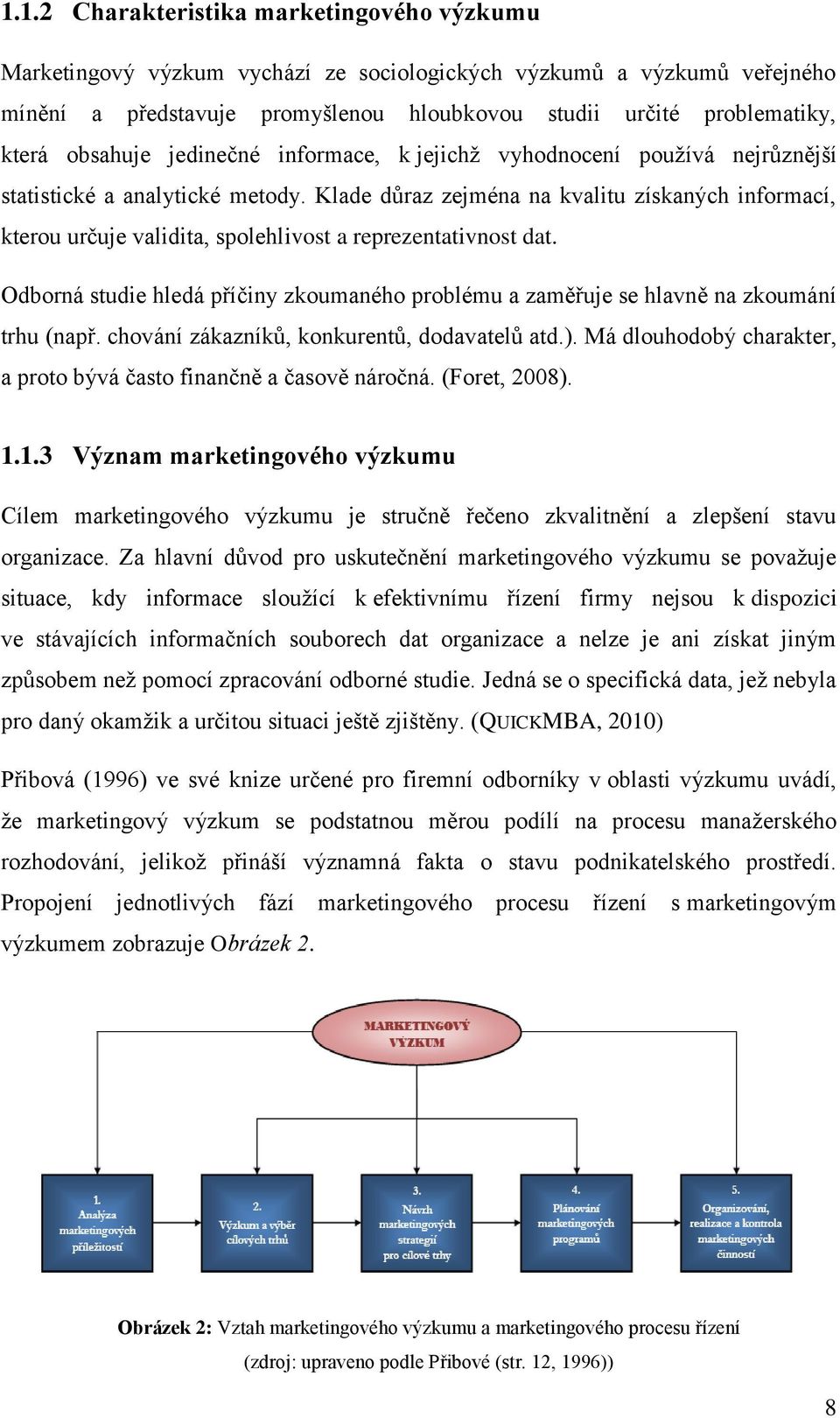 Klade důraz zejména na kvalitu získaných informací, kterou určuje validita, spolehlivost a reprezentativnost dat.