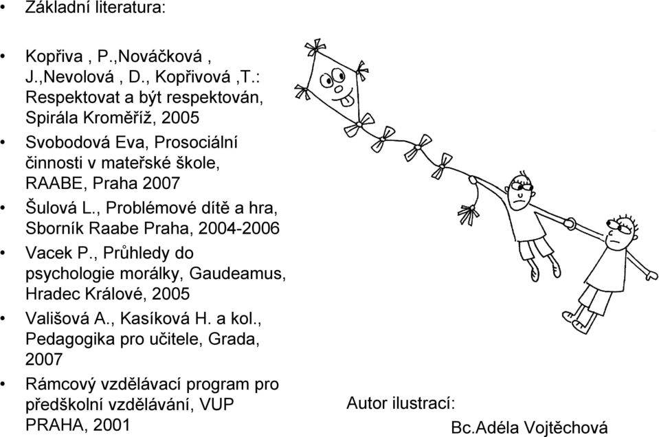 Šulová L., Problémové dítě a hra, Sborník Raabe Praha, 2004-2006 Vacek P.