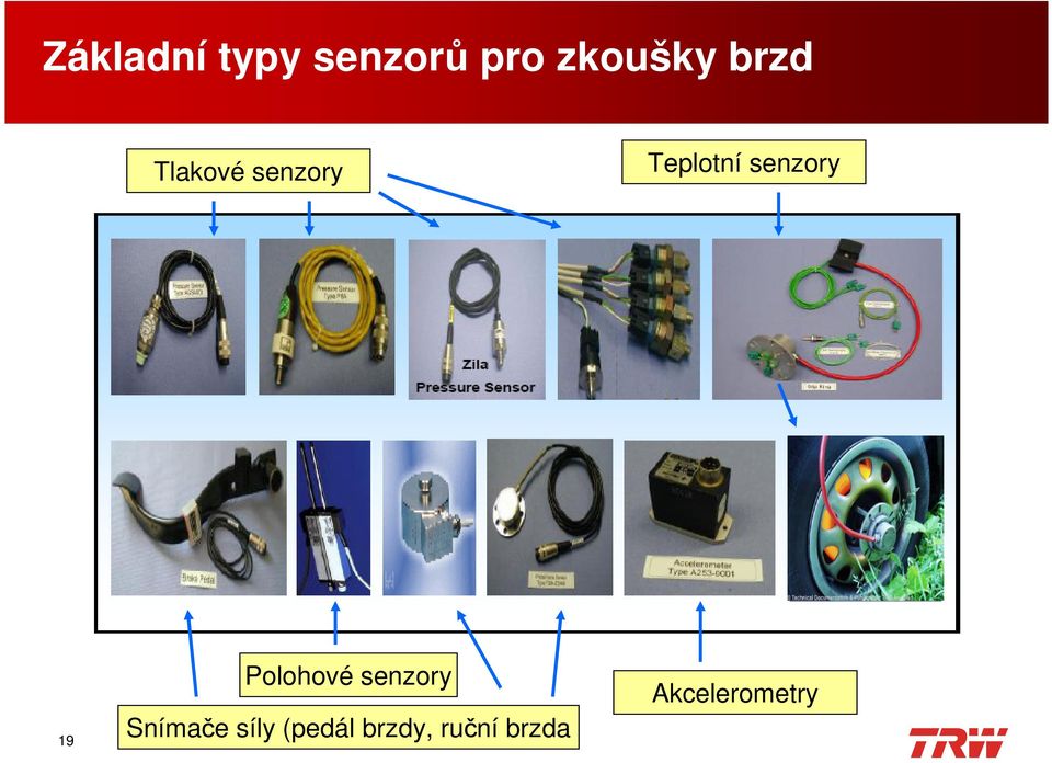 senzory 19 Polohové senzory Snímače