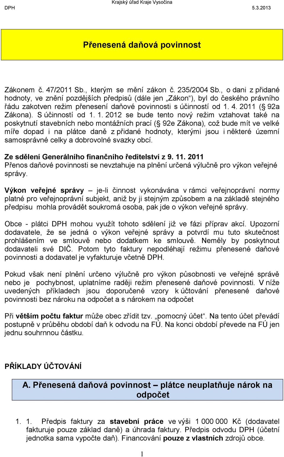 S účinností od 1.