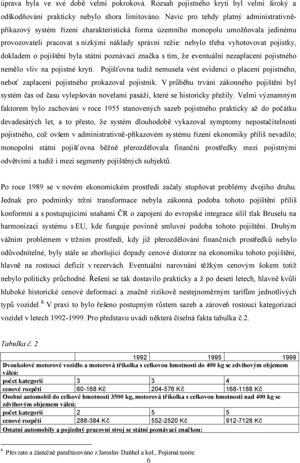 vyhotovovat pojistky, dokladem o pojištění byla státní poznávací značka s tím, že eventuální nezaplacení pojistného nemělo vliv na pojistné krytí.