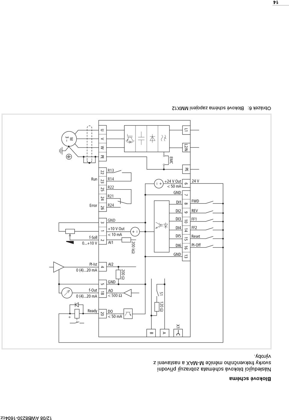 ..2 ma AO < 5 O 1 14 15 16 13 S1 18 R13 R14 R22 R21 R24 GND < 1 ma +1 V Out AI1 AI2 GND < 5 ma +24 V Out GND DI1 DI2 DI3 DI4