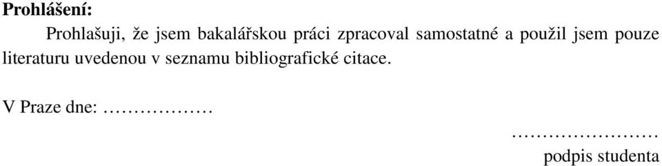 použil jsem pouze literaturu uvedenou v