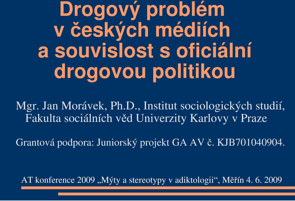 , Institut sociologických studií, Fakulta sociálních věd