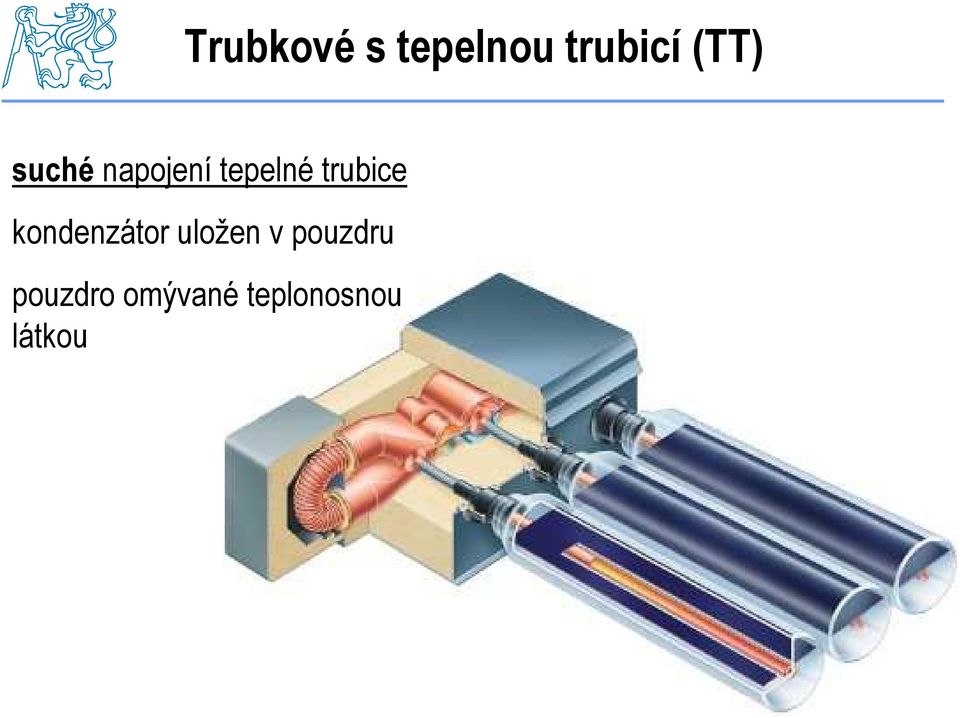 trubice kondenzátor uložen v