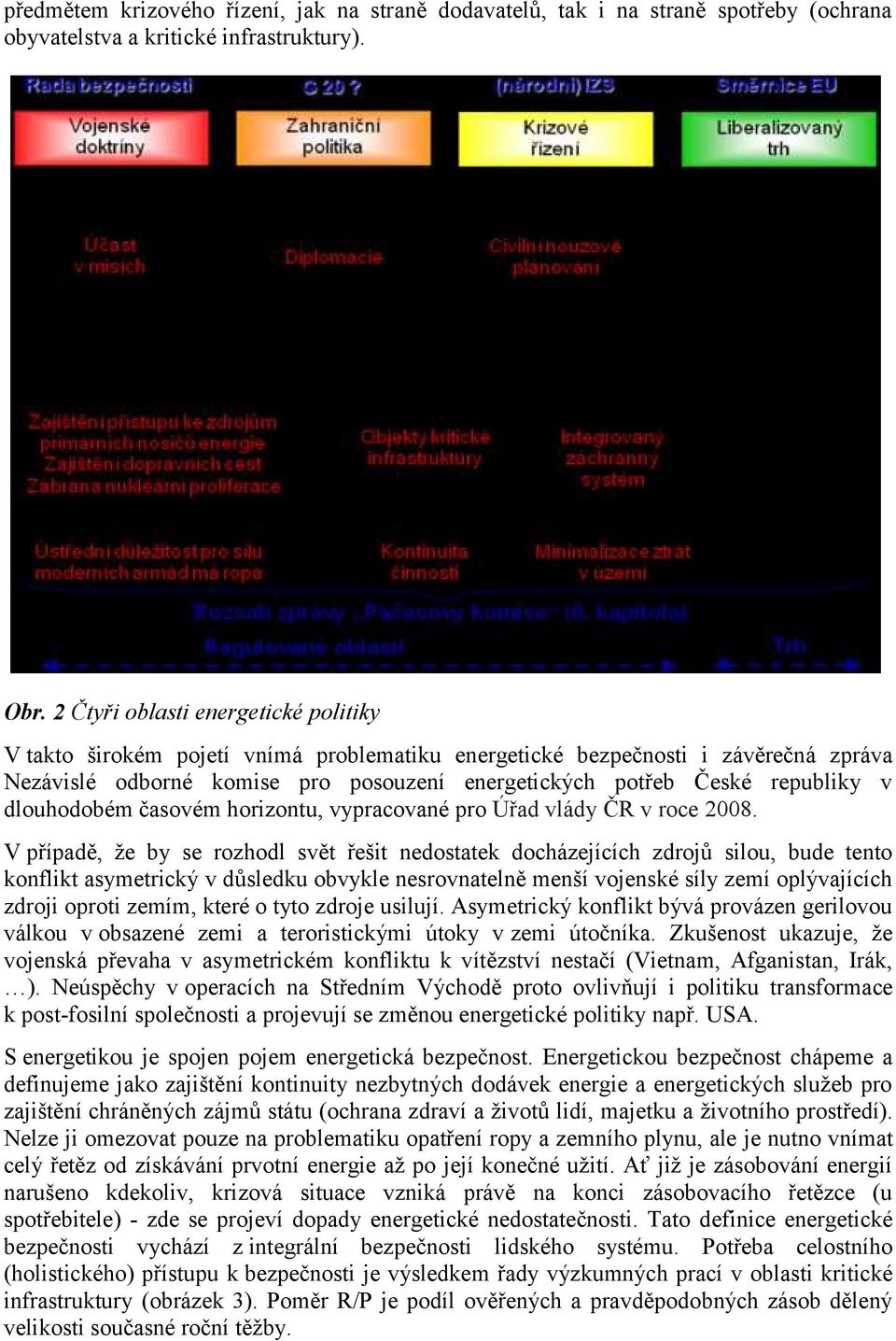 dlouhodobém časovém horizontu, vypracované pro Úřad vlády ČR v roce 2008.