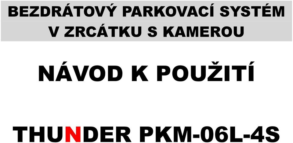 KAMEROU NÁVOD K