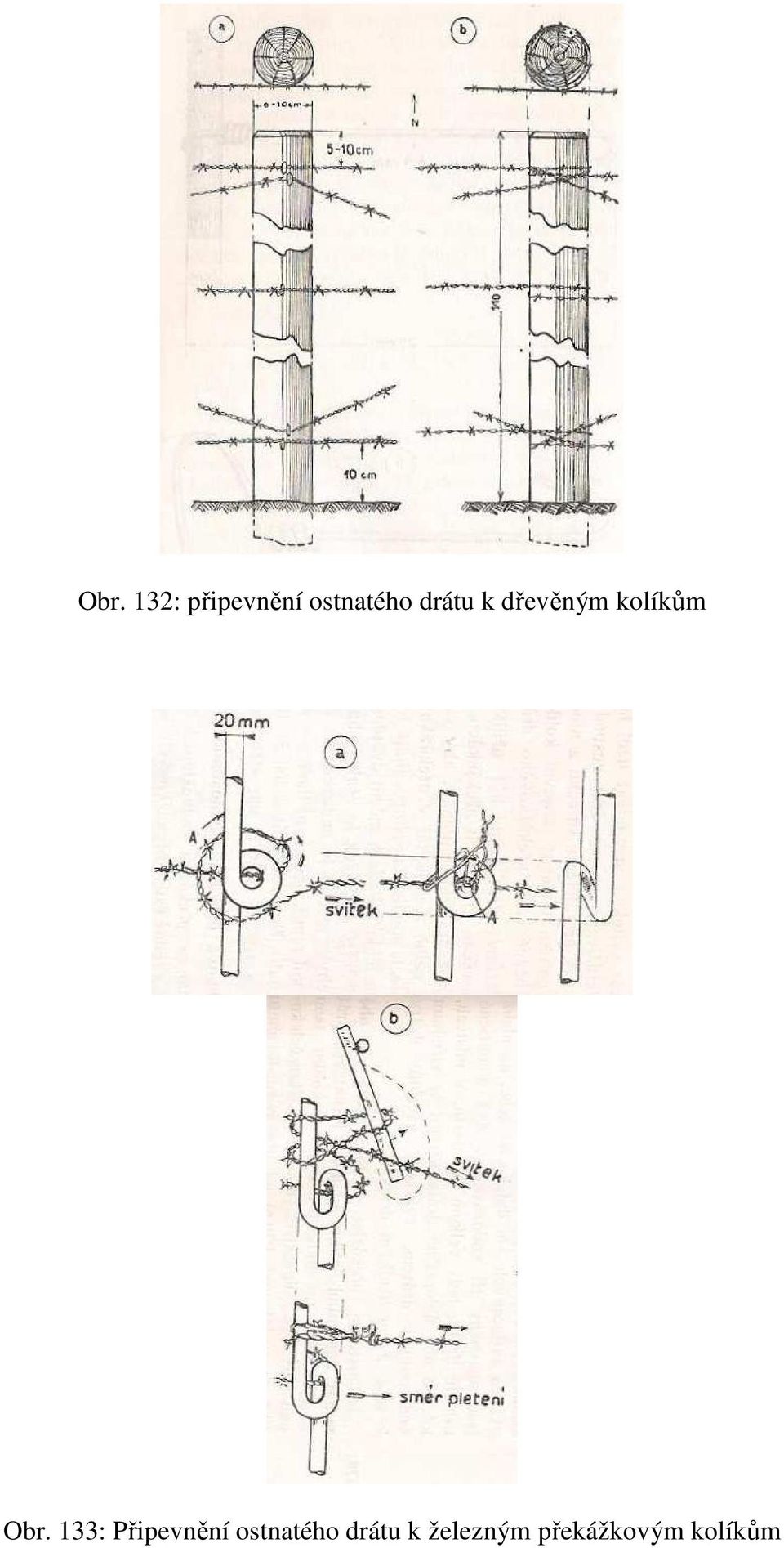 133: Připevnění ostnatého