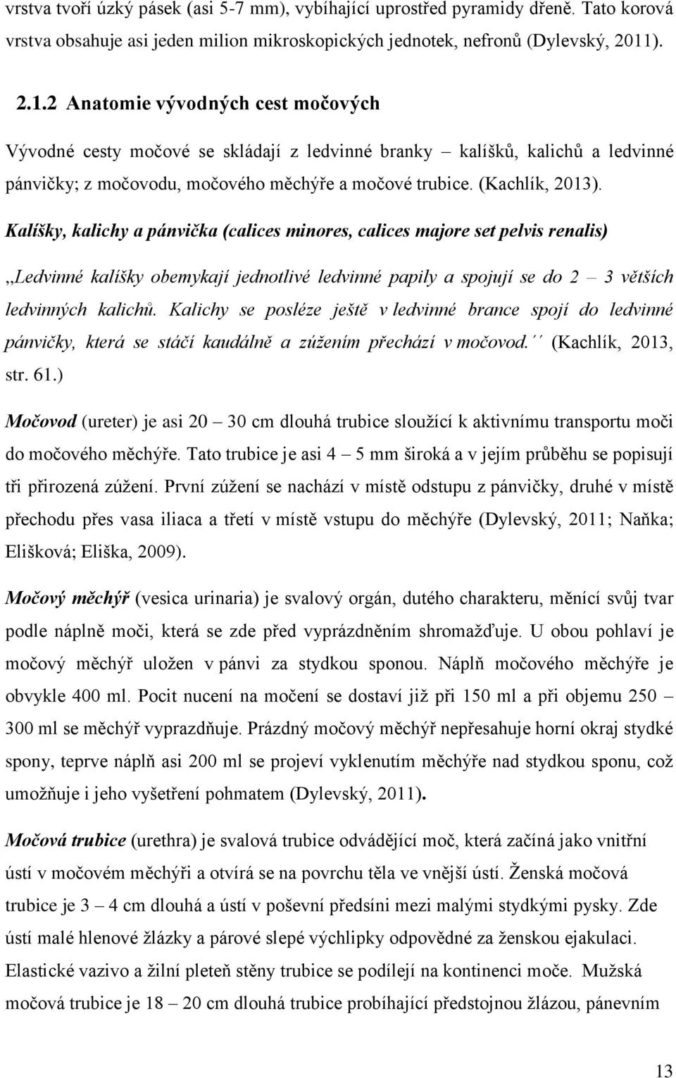 Kalíšky, kalichy a pánvička (calices minores, calices majore set pelvis renalis),,ledvinné kalíšky obemykají jednotlivé ledvinné papily a spojují se do 2 3 větších ledvinných kalichů.