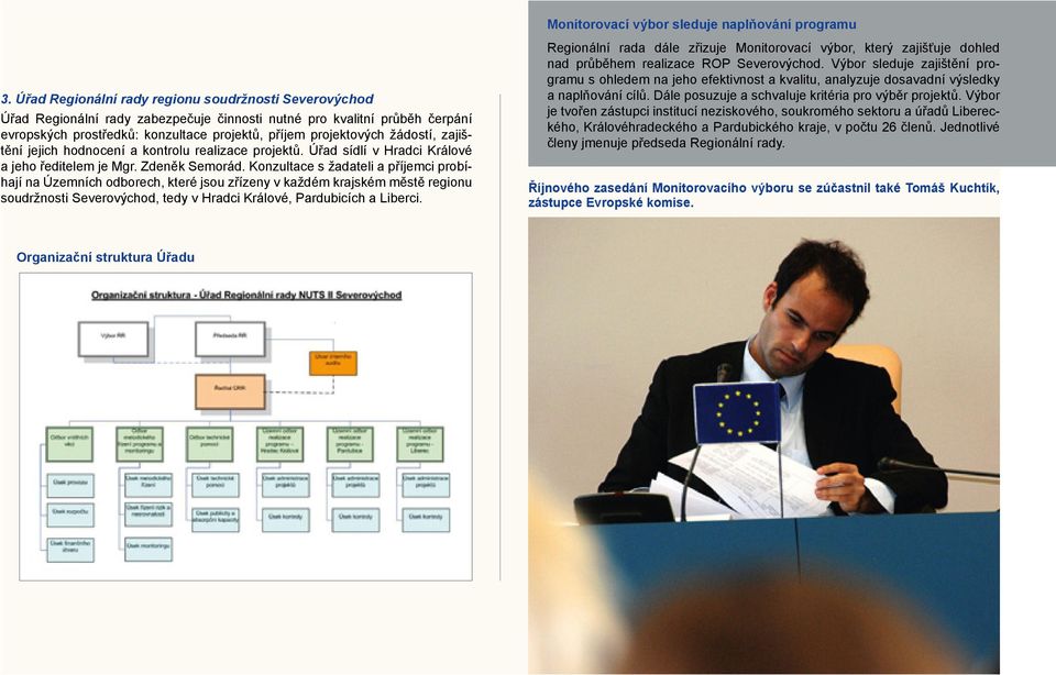 žádostí, zajištění jejich hodnocení a kontrolu realizace projektů. Úřad sídlí v Hradci Králové a jeho ředitelem je Mgr. Zdeněk Semorád.