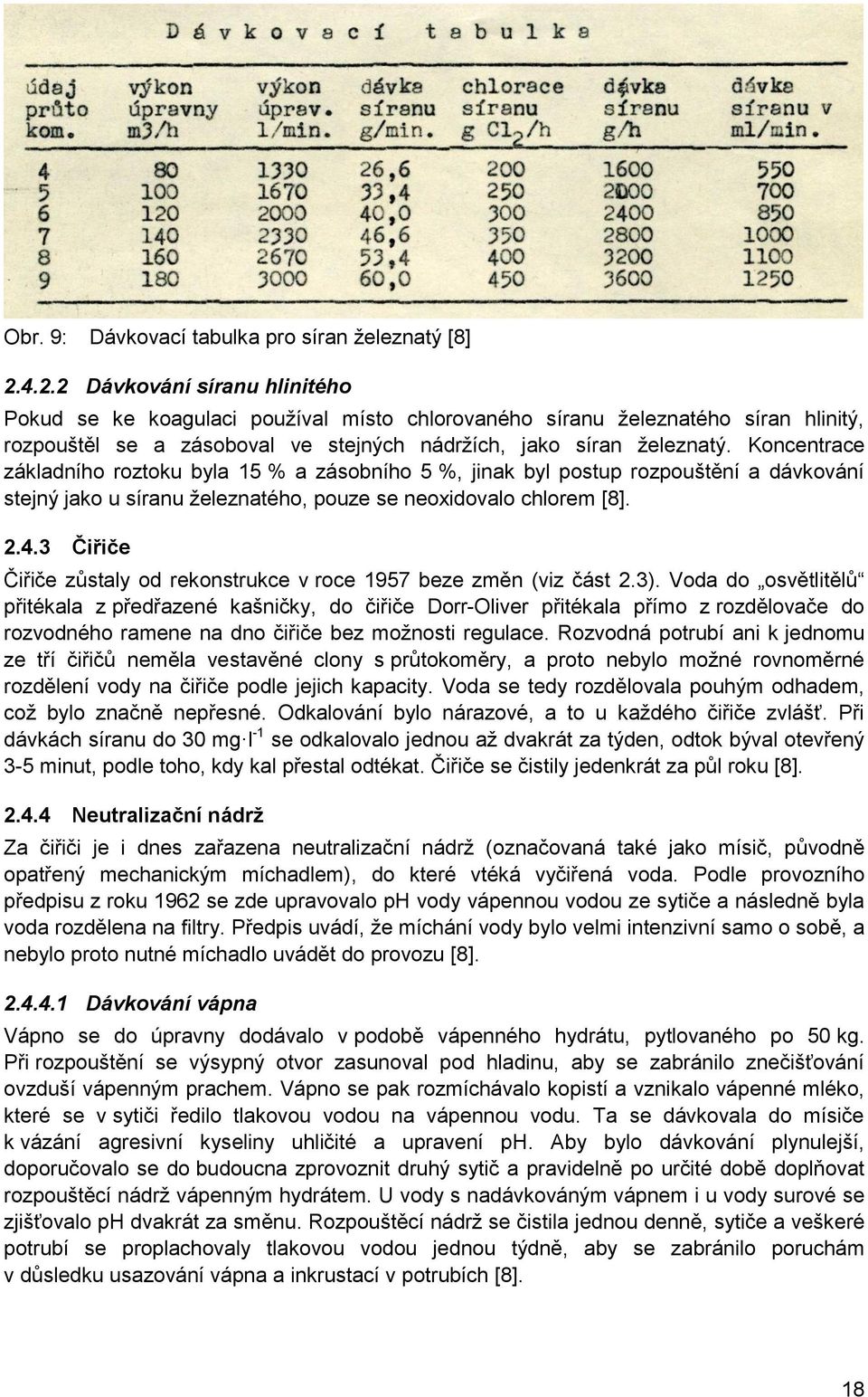 Koncentrace základního roztoku byla 15 % a zásobního 5 %, jinak byl postup rozpouštění a dávkování stejný jako u síranu ţeleznatého, pouze se neoxidovalo chlorem [8]. 2.4.