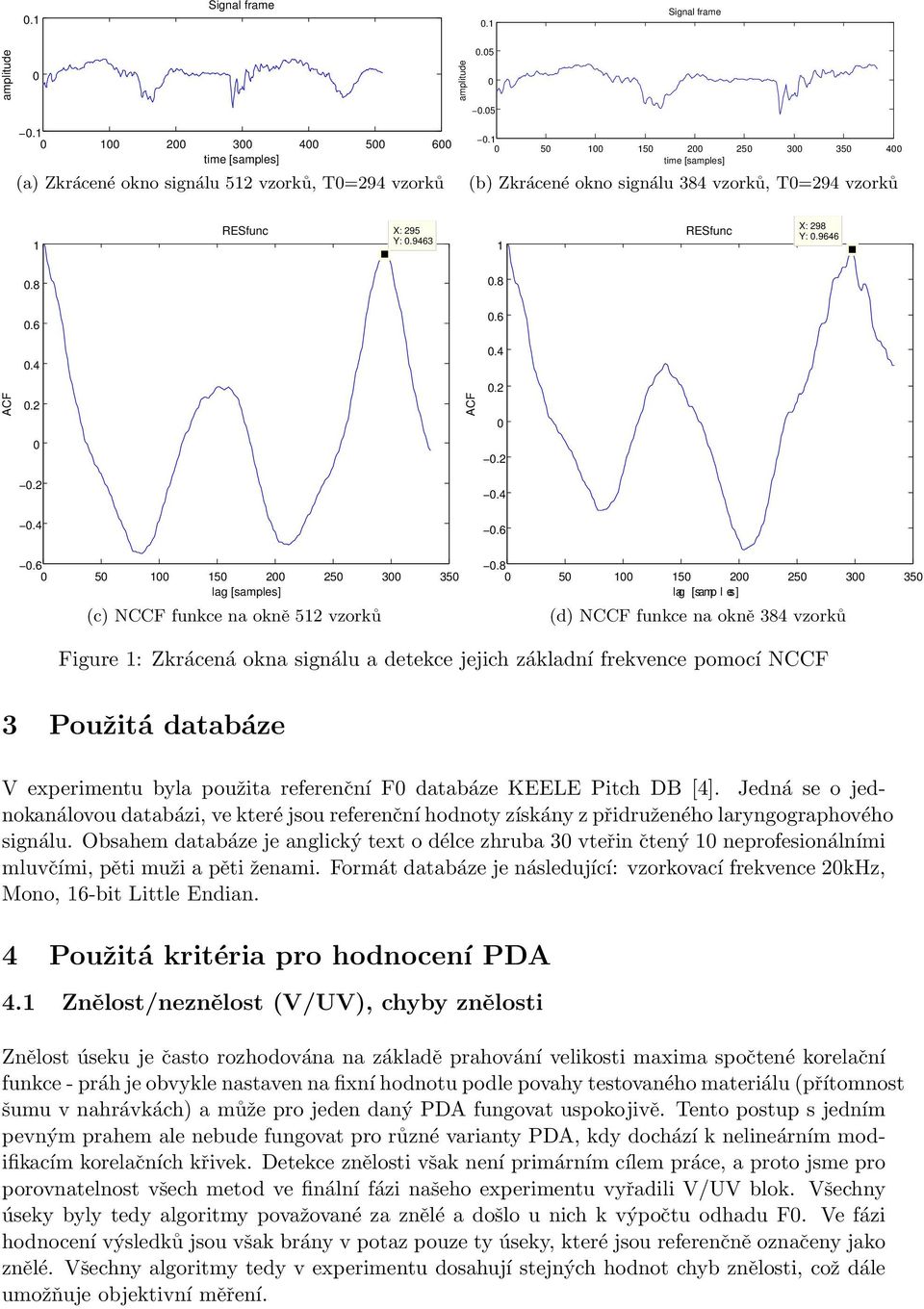 Jedná se o jednokanálovou databázi, ve které jsou referenční hodnoty získány z přidruženého laryngographového signálu.