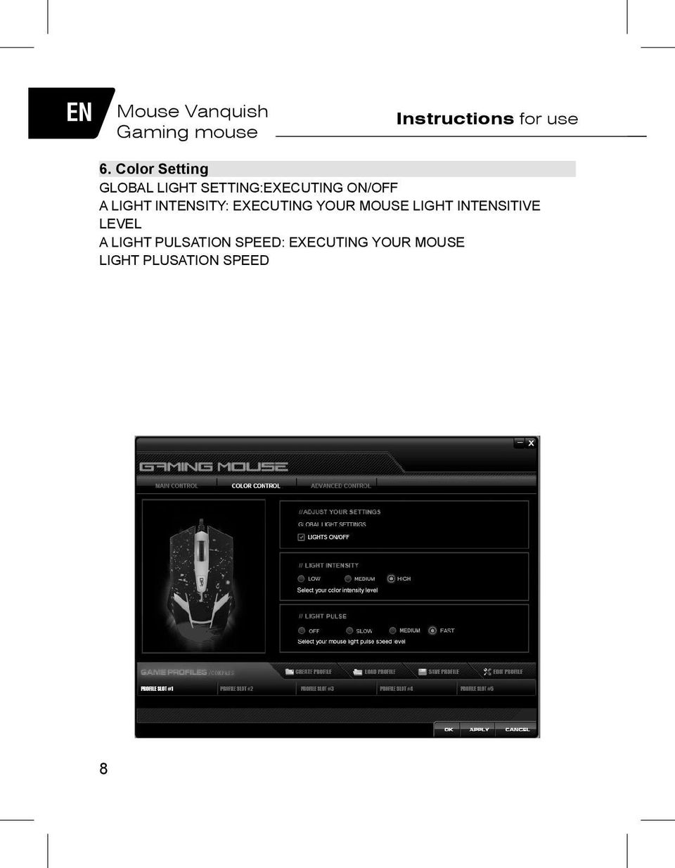 INTENSITY: EXECUTING YOUR MOUSE LIGHT INTENSITIVE LEVEL A