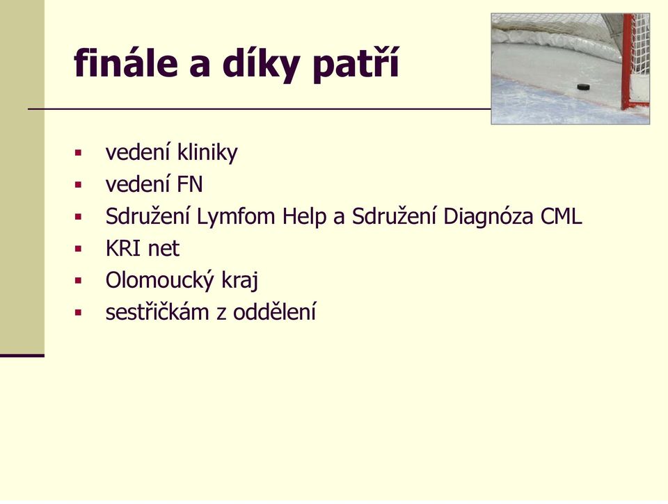 Help a Sdružení Diagnóza CML KRI