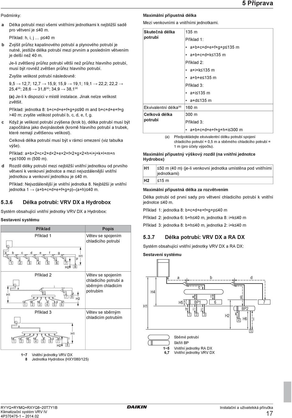 +++++++p 135 m ++++k 135 m J li zvětšný průřz potruí větší nž průřz hlvního potruí, musí ýt rovněž zvětšn průřz hlvního potruí.