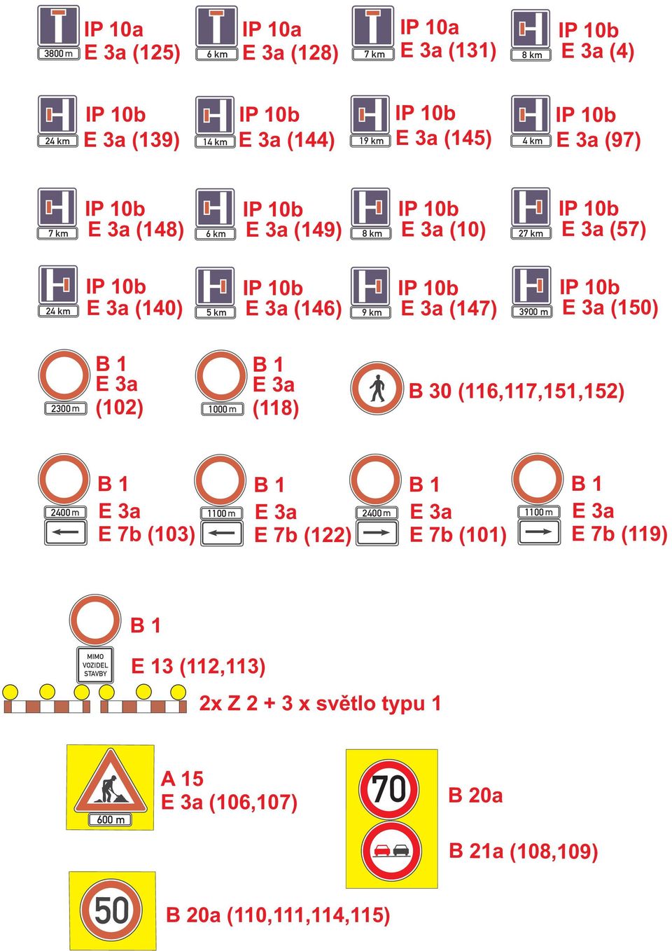 10 E 3a (118) B 30 (116,117,151,152) 240 E 3a E 7b (103) 10 E 3a E 7b (122) 240 E 3a E 7b (101) 10 E 3a E 7b (119) MIMO