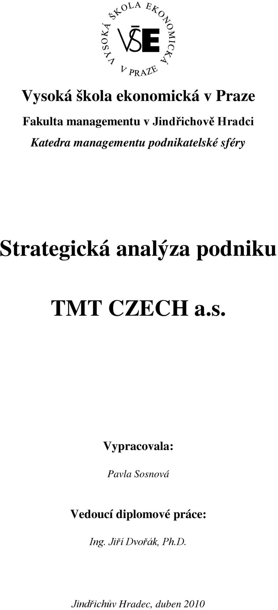 analýza podniku TMT CZECH a.s.