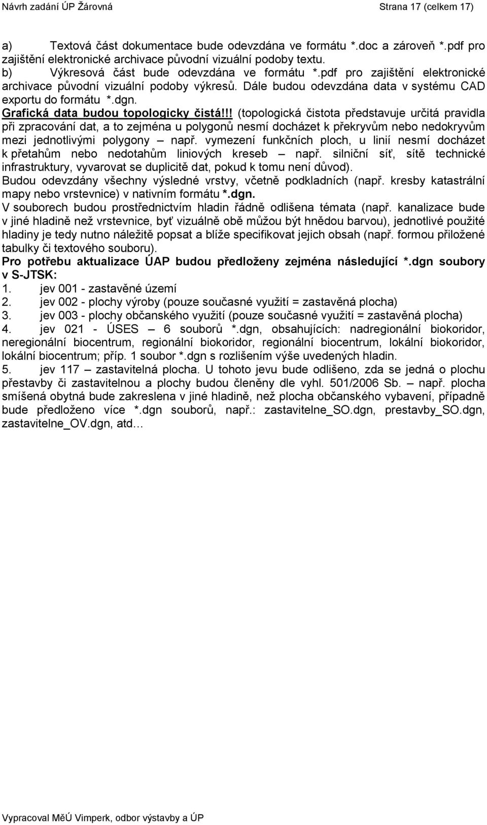 Grafická data budou topologicky čistá!