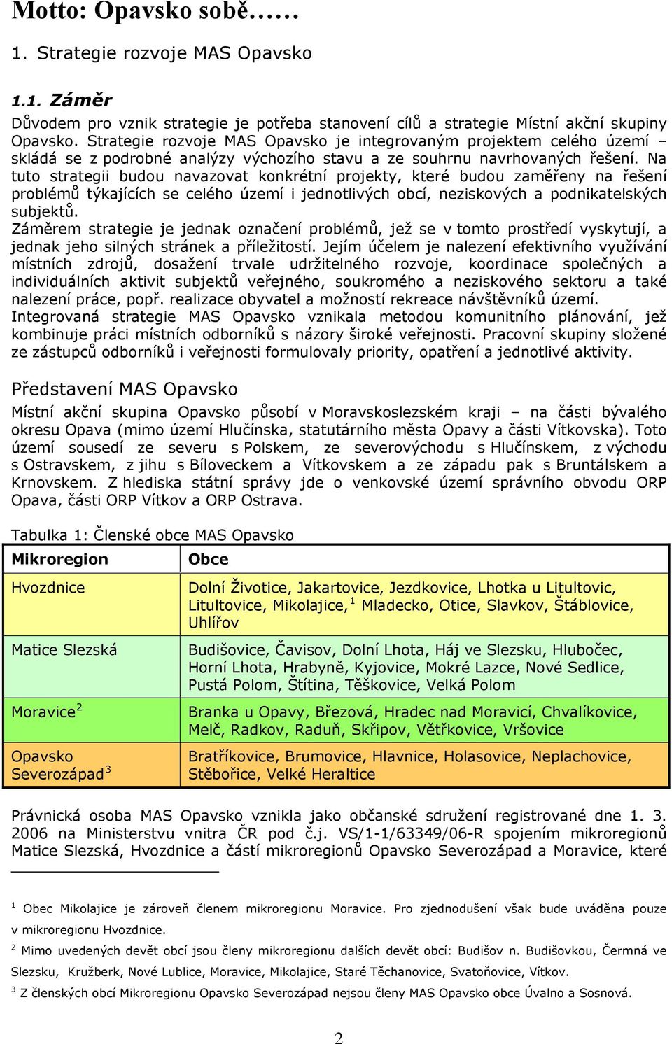 Na tuto strategii budou navazovat konkrétní projekty, které budou zaměřeny na řešení problémů týkajících se celého území i jednotlivých obcí, neziskových a podnikatelských subjektů.